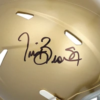 Tim Brown Notre Dame Fighting Irish Autographed Riddell Speed Mini Helmet 