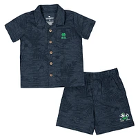 Toddler Colosseum  Navy Notre Dame Fighting Irish Fern Champ Shirt and Shorts Set