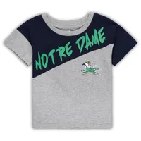 Toddler Heather Gray Notre Dame Fighting Irish Super Star T-Shirt & Shorts Set