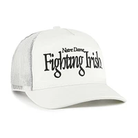 Unisex '47  Cream Notre Dame Fighting Irish Foundation Script Adjustable Trucker Hat