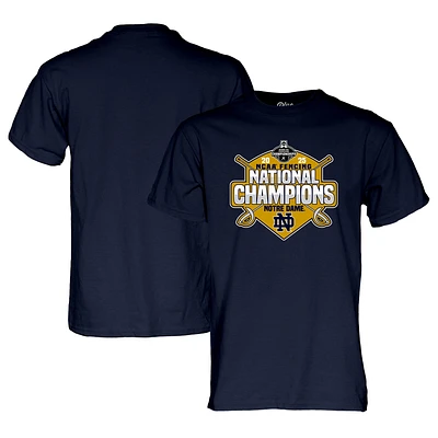 Unisex Blue 84  Navy Notre Dame Fighting Irish 2025 NCAA Fencing National Champions T-Shirt