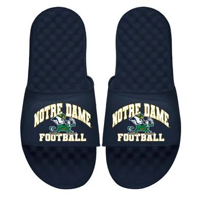 Notre Dame Fighting Irish ISlide Unisex Football Varsity Slide Sandals - Navy