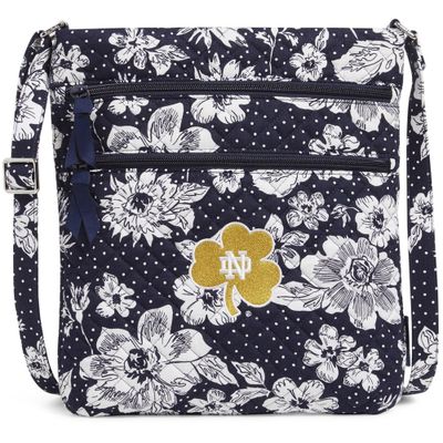 Vera Bradley Oklahoma State Cowboys Rain Garden Triple-Zip Hipster Crossbody Bag