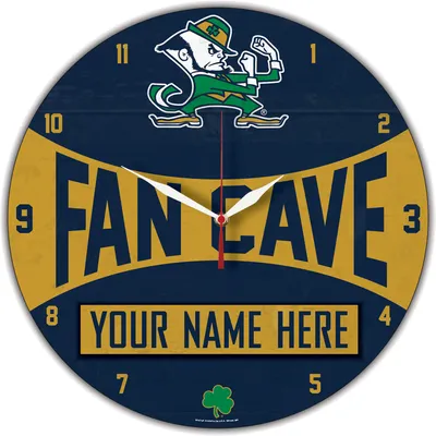 Notre Dame Fighting Irish WinCraft Personalized 14'' Round Wall Clock