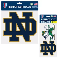 WinCraft Notre Dame Fighting Irish Three-Pack Perfect Cut Decal Sheet