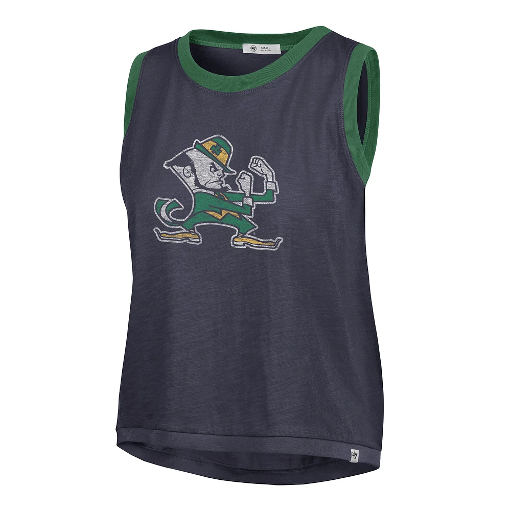 Débardeur bleu marine « 47 » pour femme Notre Dame Fighting Irish Premier Ringer