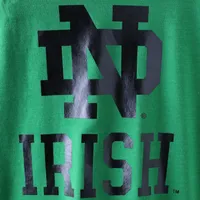 Women's Colosseum Green Notre Dame Fighting Irish Trey Dolman Long Sleeve T-Shirt