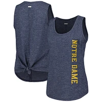Women's Columbia  Navy Notre Dame Fighting Irish Cades Cape Omni-Wick Tri-Blend Tank Top
