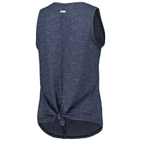 Women's Columbia  Navy Notre Dame Fighting Irish Cades Cape Omni-Wick Tri-Blend Tank Top
