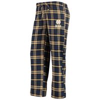 Women's Concepts Sport Navy/Gold Notre Dame Fighting Irish Lodge T-Shirt & Flannel Pants Sleep Set