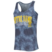 Women's Concepts Sport Navy Notre Dame Fighting Irish Billboard Tie-Dye Tank and Shorts Sleep Set