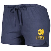 Women's Concepts Sport Navy Notre Dame Fighting Irish Billboard Tie-Dye Tank and Shorts Sleep Set