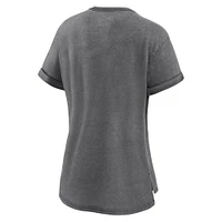 Women's Fanatics  Gray Notre Dame Fighting Irish True Classics Washed Fashion T-Shirt