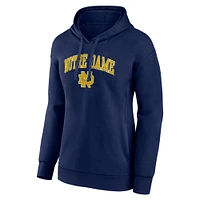 Sweat à capuche pour femme Fanatics Navy Notre Dame Fighting Irish Campus