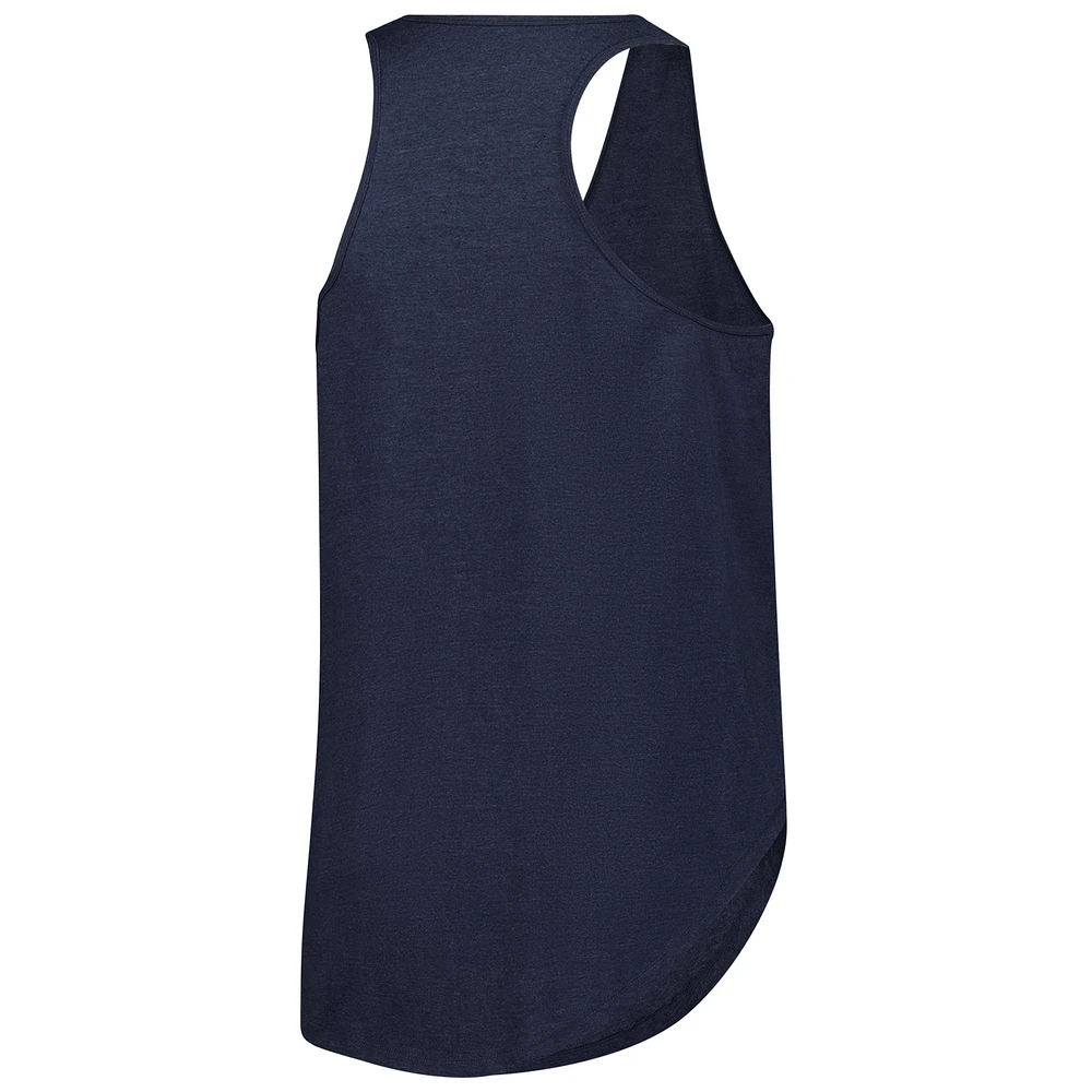 Women's Fanatics Navy Notre Dame Fighting Irish Plus Rhinestone Tank Top