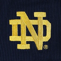 Women's Hype and Vice Navy Notre Dame Fighting Irish Pocket Hit Grand Slam Waffle Shorts