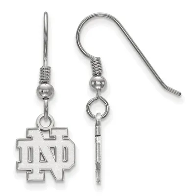 Notre Dame Fighting Irish Women's Sterling Silver XS Dangle Earrings