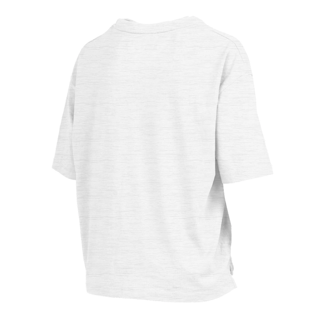 Women's Pressbox White Notre Dame Fighting Irish Harmony Oversized T-Shirt