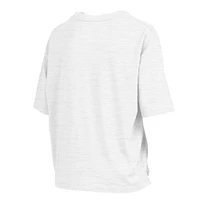 Women's Pressbox White Notre Dame Fighting Irish Harmony Oversized T-Shirt