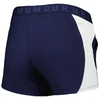 Under Armour Bleu marine/doré Notre Dame Fighting Irish Game Day Tech Mesh Performance Short pour femme