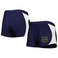 Under Armour Bleu marine/doré Notre Dame Fighting Irish Game Day Tech Mesh Performance Short pour femme