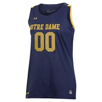 Women's Under Armour Navy Notre Dame Fighting Irish Pick-A-Player NIL Basketball Jersey