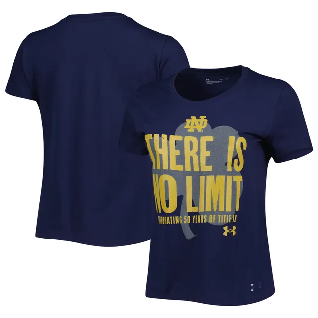 Women's Under Armour Navy Notre Dame Fighting Irish Muffet McGraw Legend T- Shirt