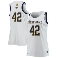 Maillot de basket-ball blanc Under Armour Notre Dame Fighting Irish Replica Swingman pour femme