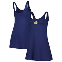 Robe à encolure dégagée et logo Notre Dame Fighting Irish ZooZatz pour femme, bleu marine