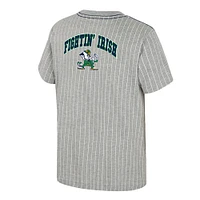 Youth Colosseum  Heather Gray Notre Dame Fighting Irish Airball Baseball T-Shirt
