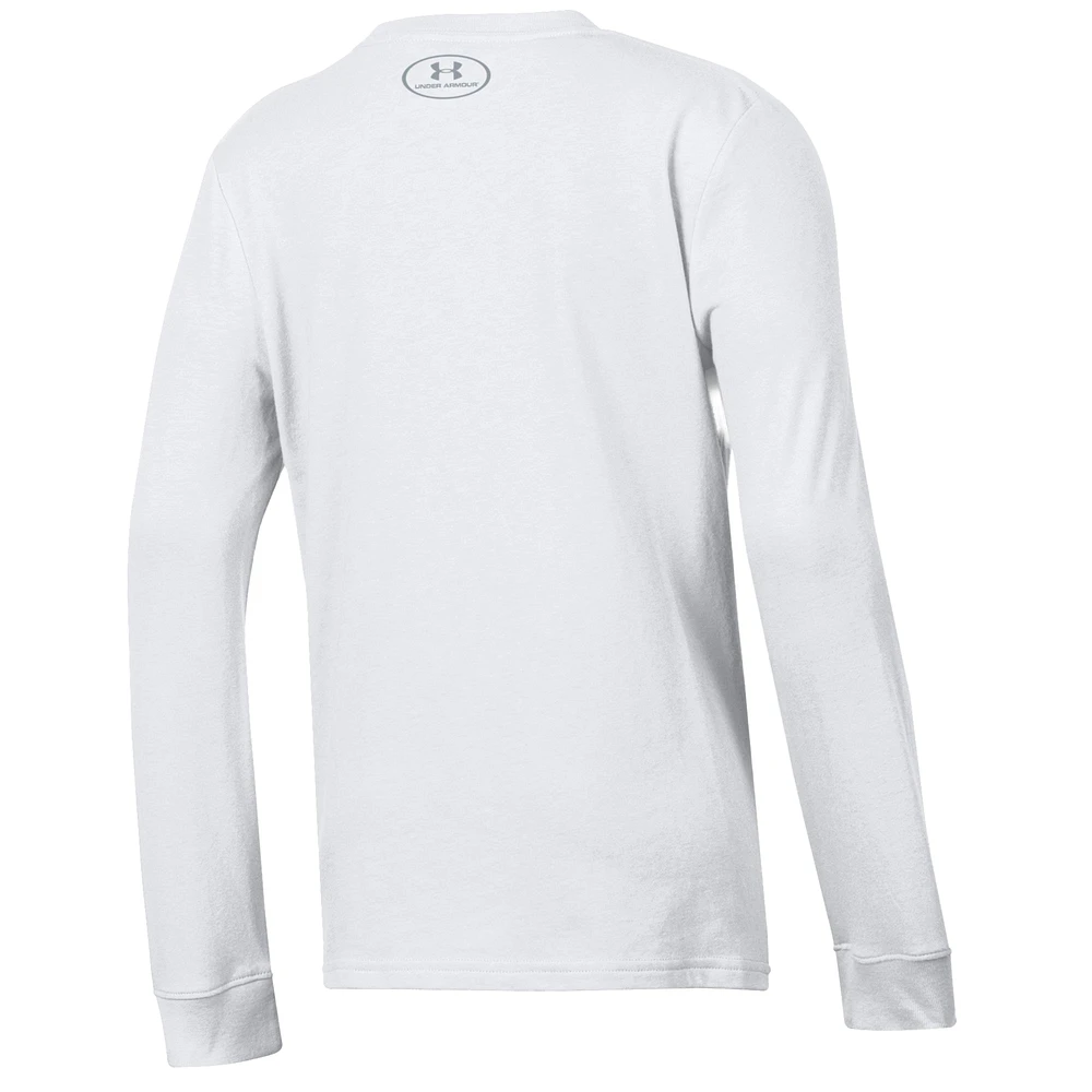 Youth Under Armour  White Notre Dame Fighting Irish March Madness Unity Long Sleeve T-Shirt