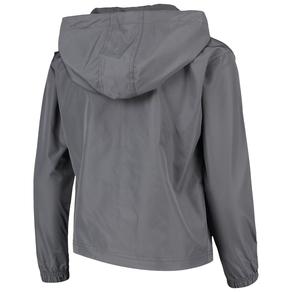 Youth Champion Graphite Notre Dame Fighting Irish Pack & Go Windbreaker Jacket