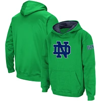 Sweat à capuche vert Colisée pour jeunes Notre Dame Fighting Irish Big Logo