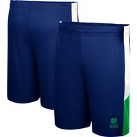 Notre Dame Fighting Irish Colosseum Youth Very Thorough Colorblock Shorts - Navy