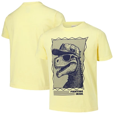 T-shirt pour jeunes ComfortWash Gold Notre Dame Fighting Irish Dino Cap