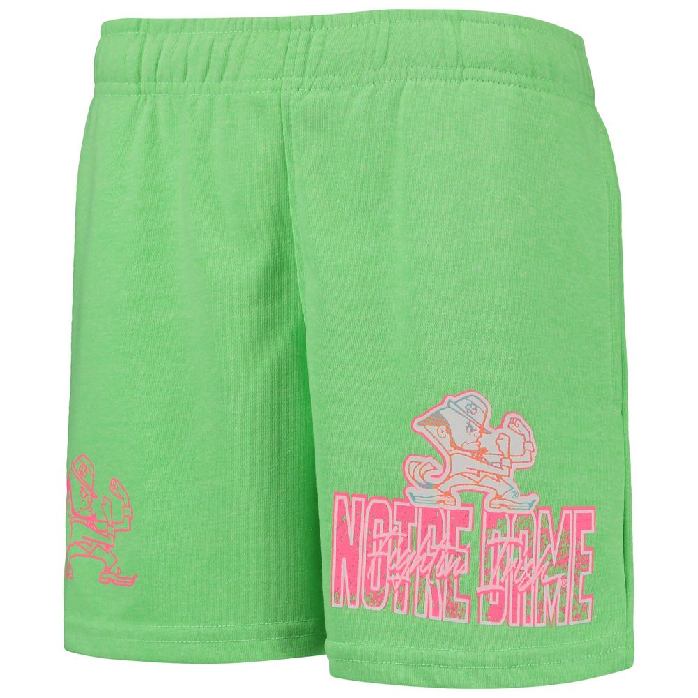 Youth Green Notre Dame Fighting Irish Super Fresh Neon Daze Shorts