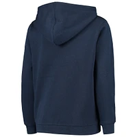 Youth Stadium Athletic Navy Notre Dame Fighting Irish Big Logo Sweat à capuche épais