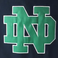 Youth Stadium Athletic Navy Notre Dame Fighting Irish Big Logo Sweat à capuche épais
