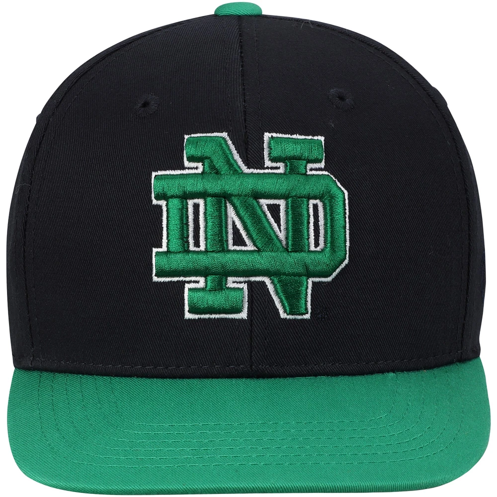 Youth Top of the World Navy Notre Dame Fighting Irish Maverick Snapback Adjustable Hat