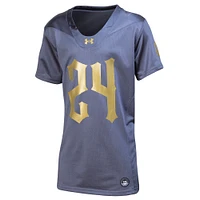 Youth Under Armour Navy Notre Dame Fighting Irish 2024 Shamrock Series Replica Jersey