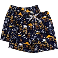 Maillot de bain Luau Fighting Irish Notre Dame pour jeunes Wes & Willy Navy