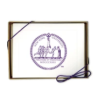 NYU Violets 10-Pack School Seal Note Card Set