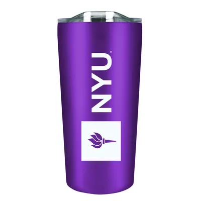 NYU Violets 18oz. Stainless Steel Soft Touch Tumbler