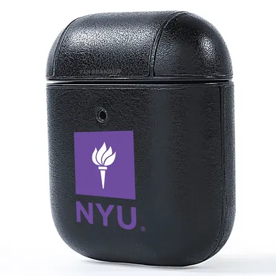 NYU Violets AirPods Leather Case
