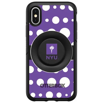 NYU Violets OtterBox Otter+Pop PopSocket Symmetry iPhone Case