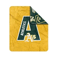  Oakland Athletics 50" x 60" Dream Weave Throw Blanket