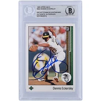 Dennis Eckersley Oakland Athletics Autographed 1989 Upper Deck Series 2 #664 Beckett Fanatics Witnessed Authenticated Card