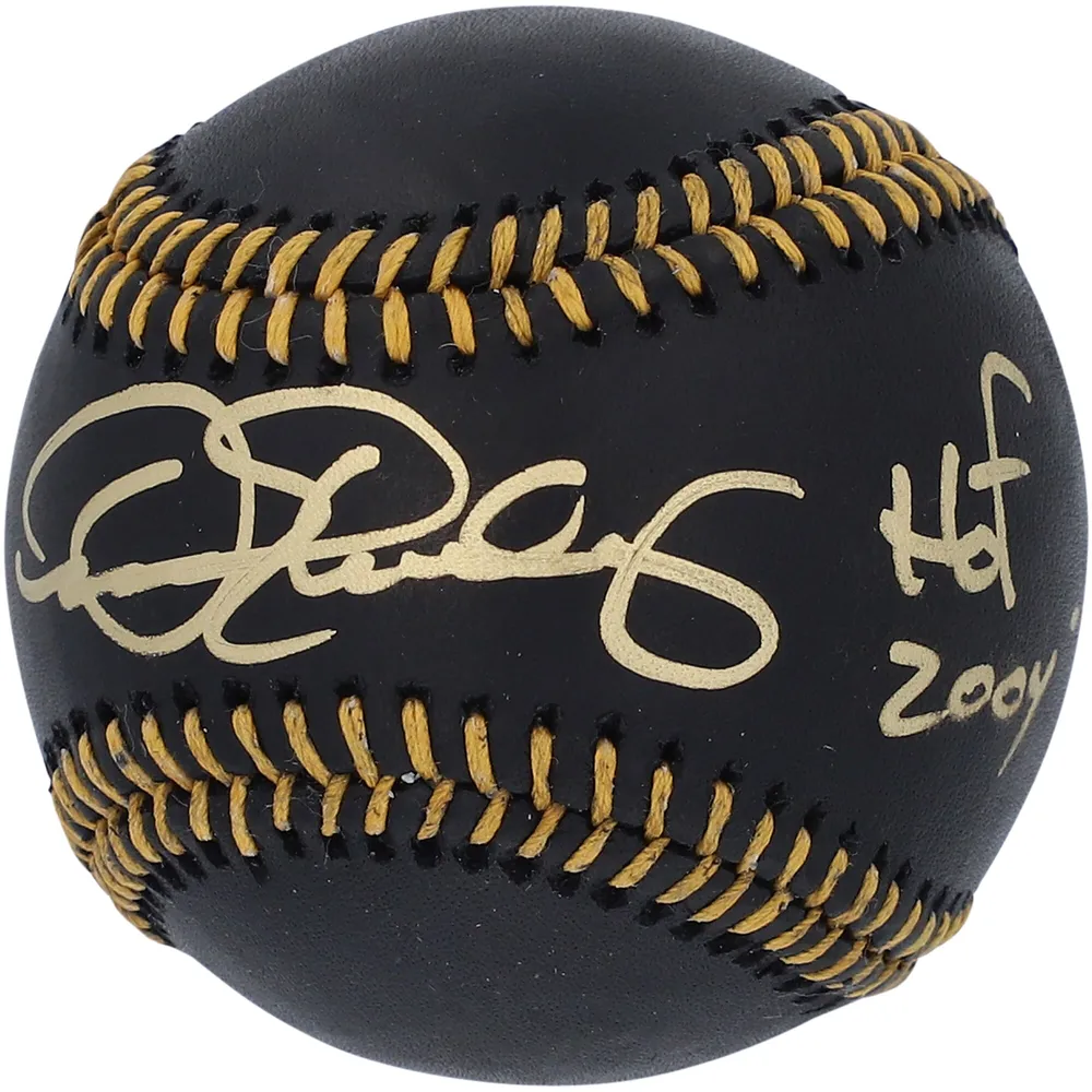 Fanatics Authentic Mariano Rivera New York Yankees Autographed Black Leather Baseball with HOF 19 Inscription