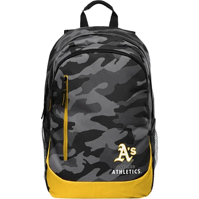 FOCO Oakland Athletics Black Camo Backpack