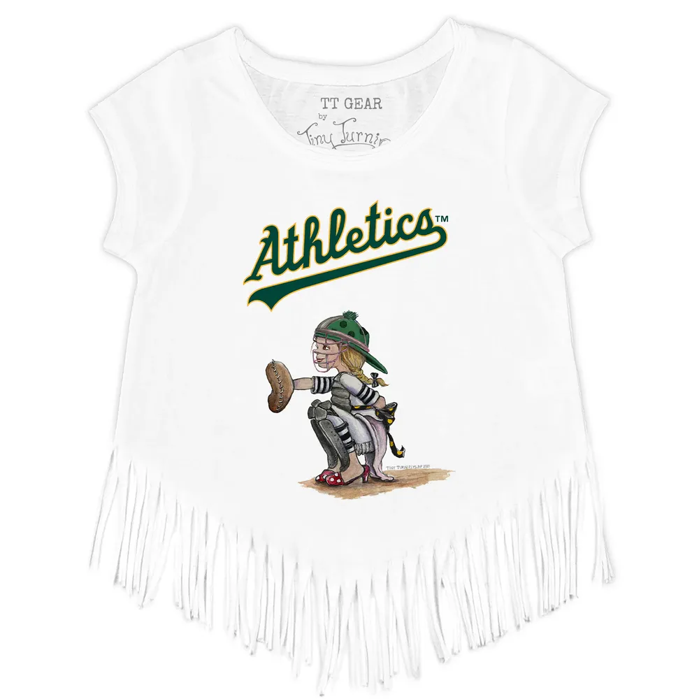 Lids Oakland Athletics Tiny Turnip Toddler Kate the Catcher T